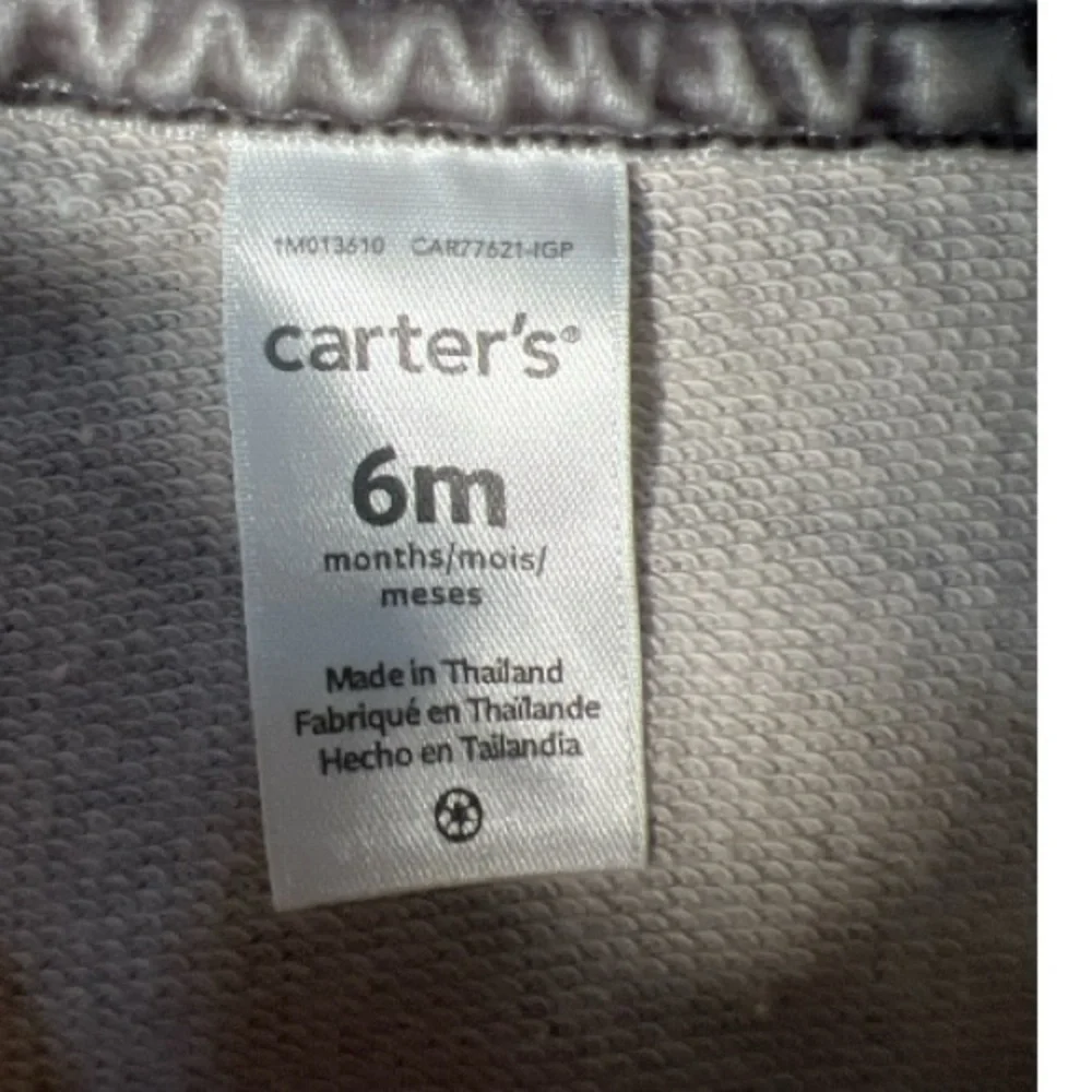 Carter's Gray Baby Jumpsuit with Hood